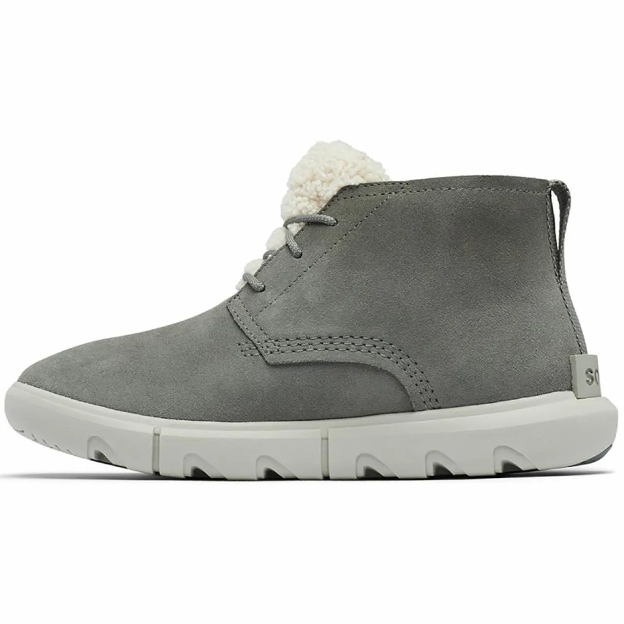 Boots en Velours de Cuir Explorer Next grises