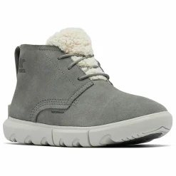 Boots en Velours de Cuir Explorer Next grises