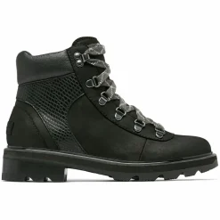Boots en Velours de Cuir Lennox noires