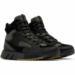 Boots en Velours de Cuir Mac Hill noires