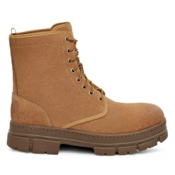 Boots en Velours de Cuir Skyvieservice cognac