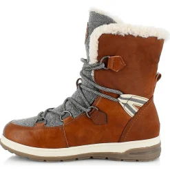Boots fourrées Abigail camel