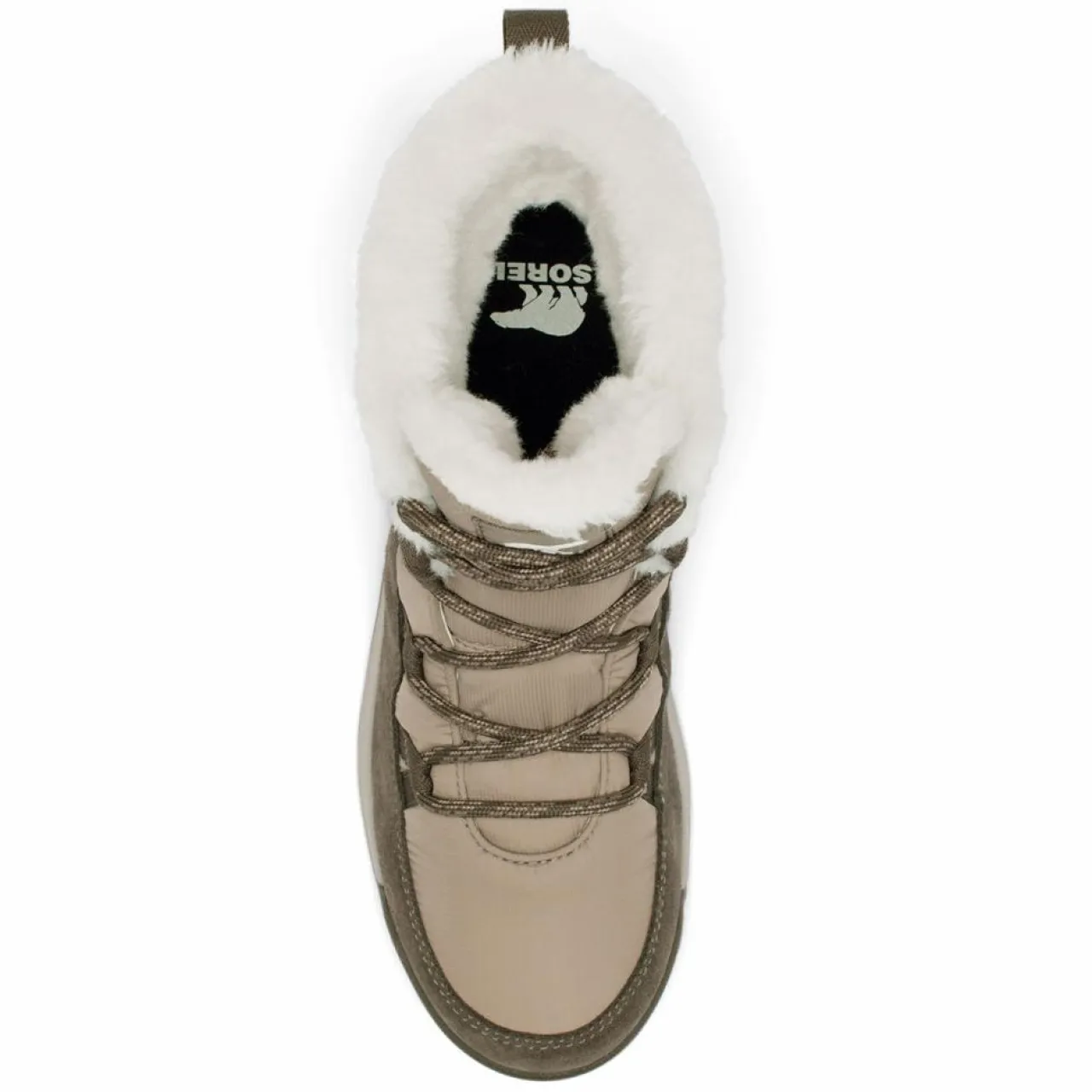 Boots fourrées en Velours de Cuir & Textile imperméables Whitney™ II Flurry marron