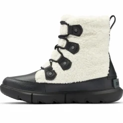 Boots fourrées imperméables Explorer™ II Joan Cozy blanc/noir