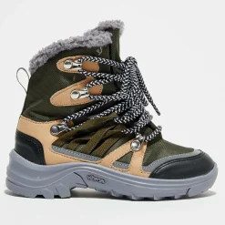 Boots fourrées kaki