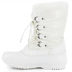 Boots fourrées Kenza blanches