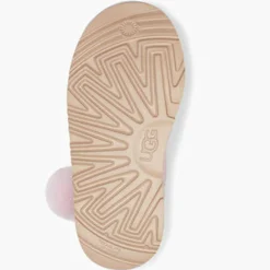 Boots fourrées Laine en Velours de Ciir Irina Star Charm roses