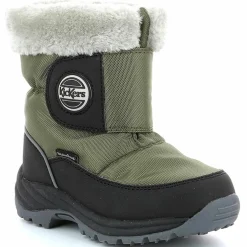 Boots Jumpsnow intérieur fourré kaki/noir