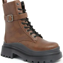 Boots Maia marron- Talon 5 cm