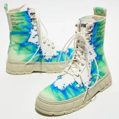 Boots recyclées 1992 vert/bleu