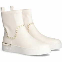 Boots Silvia blanc/beige