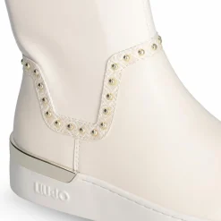 Boots Silvia blanc/beige