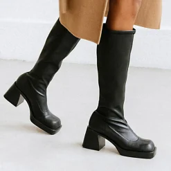 Bottes Ballot noires - Talon 7 cm