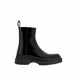 Bottes en cuir Highway noires