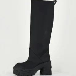 Bottes en Cuir M6315 noires - Talon : 9.5 cm