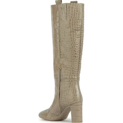 Bottes en Cuir Pheby 80 sable - Talon 8 cm