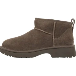 Bottes en Velours de Cuir Ultra Mini New Heights marron