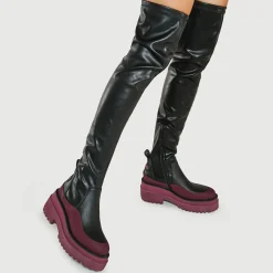 Bottes Rosie noir/rose