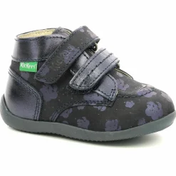 Bottillons en Cuir Bonkro-2 marine