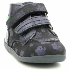 Bottillons en Cuir Bonkro-2 marine