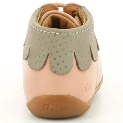 Bottillons en Cuir Doune rose