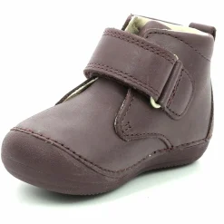 Bottillons en Cuir Sabio violet foncé