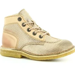 Bottillons Enfant en Cuir camel