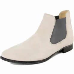 Bottines à lacets beurre