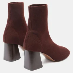 Bottines à Talon chocolat - Talon 7 cm