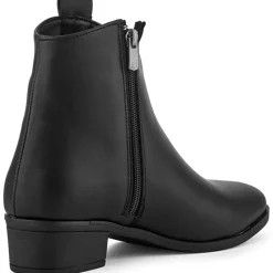 Bottines à talon Clara noires - Talon 12 cm