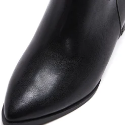 Bottines à talon Clotilde noires - Talon 6 cm