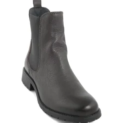 Bottines à talon en Cuir Marie gris foncé