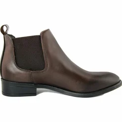 Bottines à talon en Cuir marron