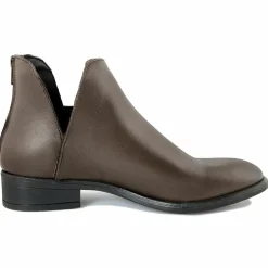 Bottines à talon en Cuir marron