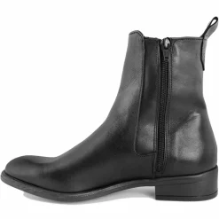 Bottines à talon en Cuir noires