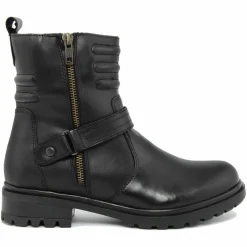 Bottines à talon en Cuir noires