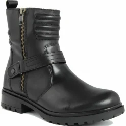 Bottines à talon en Cuir noires