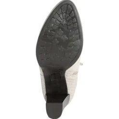 Bottines à talon en Velours de Cuir Vivi castor - Talon 8.5 cm