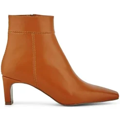 Bottines à talon Ester cognac - Talon 6 cm