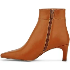 Bottines à talon Ester cognac - Talon 6 cm