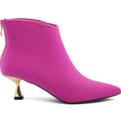Bottines à talon Eugénie fuschia - Talon 5 cm