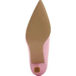 Bottines à talon Louise roses - Talon 5 cm