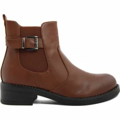 Bottines à talon marron - Talon 4 cm