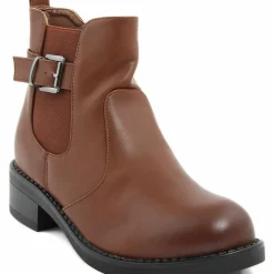 Bottines à talon marron - Talon 4 cm