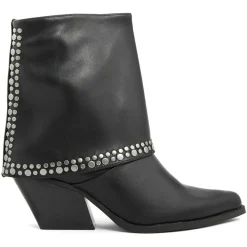 Bottines à talon Shirane noires - Talon 7 cm