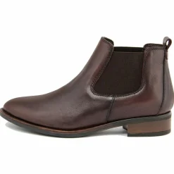 Bottines chelsea en Cuir marron foncé