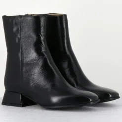 Bottines en Cuir 9916 lux noires