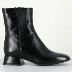 Bottines en Cuir 9916 lux noires