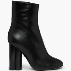Bottines en Cuir Clover noires - Talon 10 cm