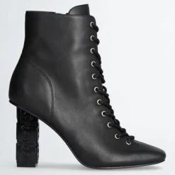 Bottines en Cuir Jennifer noires
